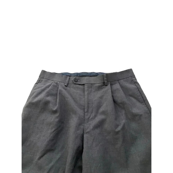Lauren Ralph Lauren Gray High Performance Wool Pant Size Plus 32W - Picture 2 of 6